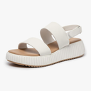 Rihero Women's Comfortable Walking Sandals Casual Summer Outdoor Open Toe Low Flatform Platform Wedge Sandals 6