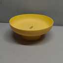 Onefitow Fruit bowl Fruit Basket for Kitchen Countertop Kitchen Storage Baskets Stand Organization, Decor Centerpiece Counter or Dining Room Tables (Yellow)