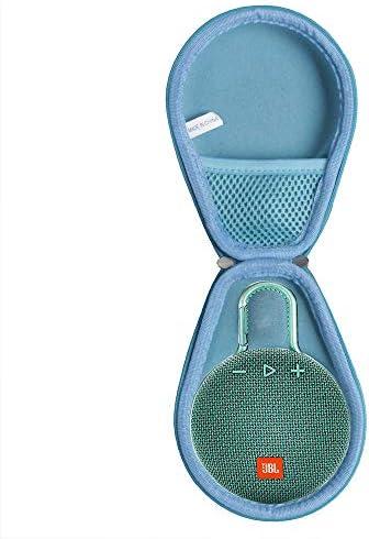 Hermitshell Travel Case Fits JBL Clip 3 Portable Waterproof Wireless Bluetooth Speaker (Teal) set of 2