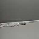 Flexible Bendable Ceiling Curtain Track, Room Divider Curtain Rod Tracks Ceiling or Wall Mount with Clips, Heavy-Duty Divider Curtains Rails for Living Room Shower Privacy RV, White 12 FT