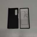 Vizvera for Samsung Galaxy Z Fold 6 Case RFID Wallet with Cards Holder [Hinge Cover] [Camera Cover] Shockproof Silicone Protective Phone Case for Z Fold 6 2024-Black