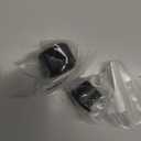 HZEL 10AN Car Flare Cap Block off Fitting Plug, 2PCS Aluminum Alloy Swivel Female Flare Cover for Blocking off Fuel Line E85, Hex Head Nut Port Adapter, Universal Automotive Accessories (Black) (0.98 x 0.83 inches)