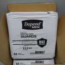 Depend Guards Incontinence Pads for Men, Maximum Absorbency, 104 Count
