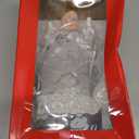 Kurt Adler UL 10-Light Angel Treetop, 8.5-Inch, White/Silver