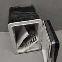 Makeup Fridge With Dimmable LED Light Mirror, 4L Mini Fridge for Bedroom, Car, Office & Dorm, Cooler & Warmer, Portable Small Refrigerator for Cosmetics, Skin Care and Food, Black