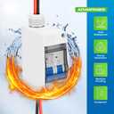 Solar Panel Disconnect Switch, CGELE 20 Amp DC 500V Breaker Box PV Disconnect Switch Miniature Circuit Breaker with IP65 Waterproof Box