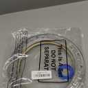 Therwen Pool Light Ring Replacement Pool Light Gasket Stainless Steel Face Ring Assembly Replacement for Swimming Pool LED Light, 8.4 Inch