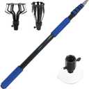 Light Bulb Changer Extension Pole 20FT [26ft Reach] - Light Bulb Changer for High Ceilings with Pole with Baskets and Suction Cup for High Ceilings and Recessed Lights