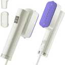 Steamer for Clothes, Handheld and Portable with 15-Second Heat-Up, 2-in-1 Steamer & Iron with Smart Touch Operation and 4 Modes, Suitable for All Fabrics, Ideal for Home & Travel (IvoryWhite)