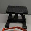 Adjustable Dirt Bike Stand & Powersport Jack 1000LBS Capacity, Heavy Duty Hydraulic Motorcycle Lift Stand & Center Stand for Maintenance (Black)