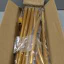Vincidern 6.6 FT Wedding Arch Backdrop Stand for Parties, Balloon Arch Stand, Wedding Arches for Ceremony, Metal Arch Backdrop Stand for Bridal Baby Showers, Birthday Party Decoration Door Frame Gold