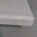 KINGFOM A4 Faux Leather Padfolio Ring Binder Business File Folder Document Holder with Card Holder (3 Ring Binder White)