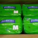 FitRight Ultra Heavy Absorbency Adult Diapers for Men & Women, Waist Size: Medium 32-44 inches, OptiFit Incontinence Disposable Briefs with Leak Protection for Seniors, 80 Count (White, M)
