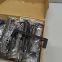 Ravinte 30 Pack Solid 4 Inch Center to Center Slim Square Bar Drawer Handles Kitchen Cabinet Handles Black Drawer Pulls Kitchen Cabinet Hardware Handles Matte Black Cabinet Pulls