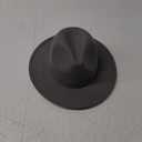 Kids Classic Wide Brim Fedora Hat Children Boys and Girls Felt Hat with Bowknot