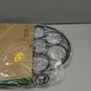 PAG 7 Bottles Freestanding Countertop Wine Rack, Metal Small Table Top Wine Rack, Drink Organizer Bottle Holder, Kitchen Organizers and Storage, Black