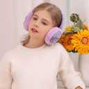 RAOEXI Winter Ear Muffs For Kids Warm Furry Knit Girls Earmuffs Boys Baby Plush Toddler Ear Warmers Outdoor Ear Covers