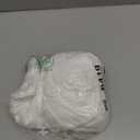 TILLYOU Baby Crib Skirt Girls Boys, Ruffled Bed Skirt with Pompoms, 28x 52, 14'' Drop, White