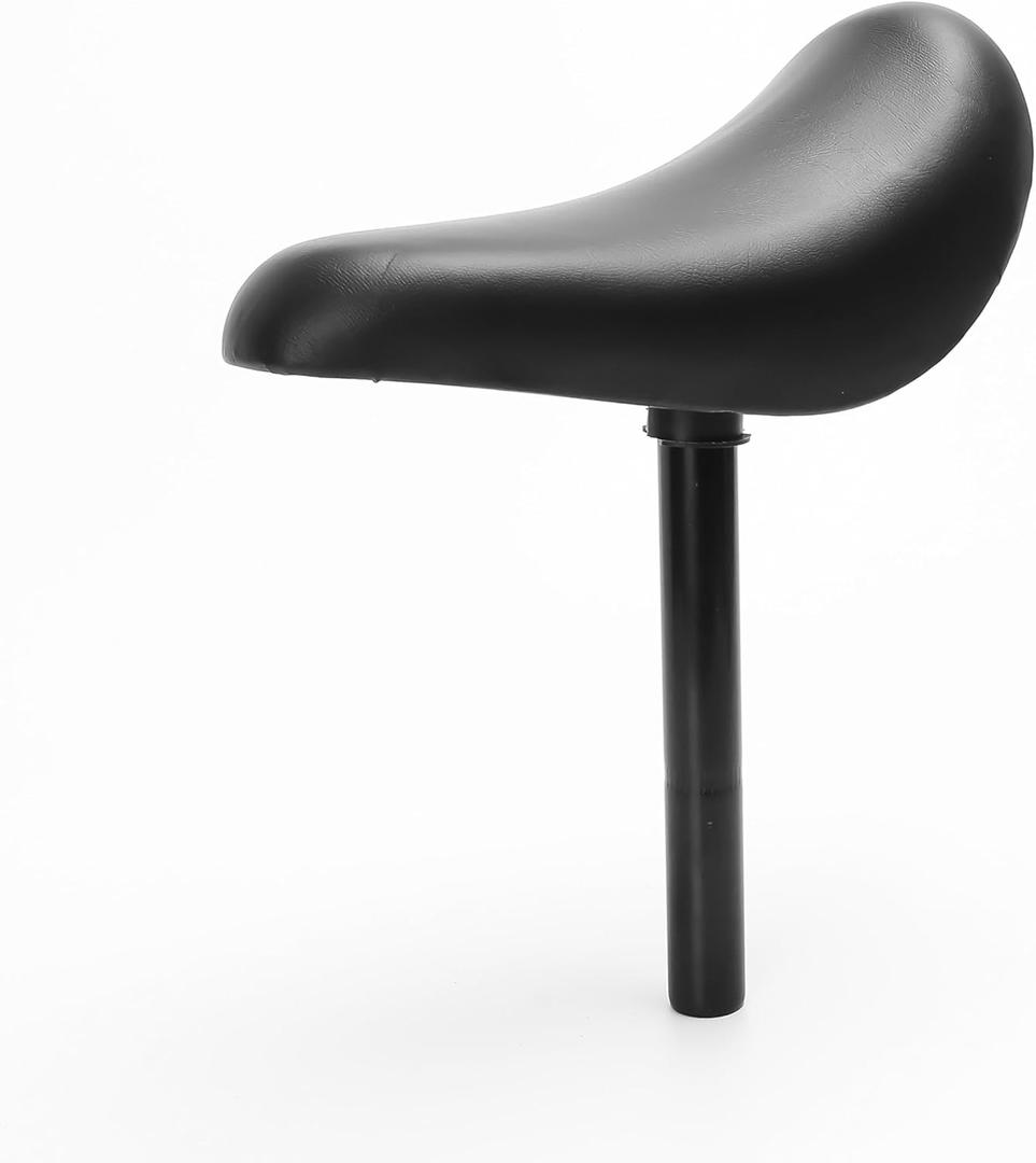 Bike Seat Replacement, Bike Saddle for Kids, Comfortable Bicycle Replacement Parts, Seat Cushion for Balance Bikes and Cycling (1PC, Black)