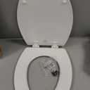 Bemis 1500EC 390 Lift-Off Wood Elongated Toilet Seat, Cotton White (Pack of 1)