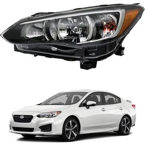 WFLNHB Headlight Assembly Replacement for Subaru Impreza/Crosstrek 2017-2019 Headlights LH Set Driver Side 84001FL01A