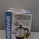 Farberware Electric Coffee Percolator, FCP240, Stainless Steel Basket, Automatic Keep Warm, No-Drip Spout, 4 Cup