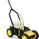 GADFISH Heavy Duty Striping Line Marking Machine, Compatible with Inverted Marking Spray Paint, Parking Lot Striping Machine for Fast and Accurate Marking, Line Striper - Black