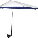 G4Free UPF 50+ Adjustable Beach Umbrella XL with Universal Clamp for Chair Stroller Wheelchair Golf Cart Bleacher Patio, 1.37 inches