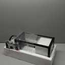 24" Extra Large Dusk to Dawn Outdoor Wall Light, Black 3-Light Waterproof Exterior Wall Mount Porch Lantern, Modern Outside Wall Sconce Coach Light with Clear Glass, E12, 1-Pack, Black 