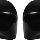 Motoforti 1 Pair Door Wing Mirror Cover for Toyota Camry Corolla Yaris 2012-2019 Left Right Outside Rearview Mirror Shells Cap Housing for Toyota Yaris Gloss Black