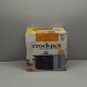 Crock-Pot 8-Quart Large Manual Slow Cooker with Auto Warm Setting, Serves 10, Dishwasher Safe, Black