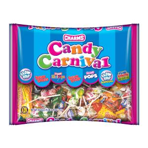 Charms Candy Carnival, Fantastic Candy Variety Mix Bag, Peanut Free, Gluten Free, 44oz Bag
