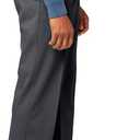 Dockers Mens Relaxed Fit Comfort Khaki Pants - Pleated (Gray, L)