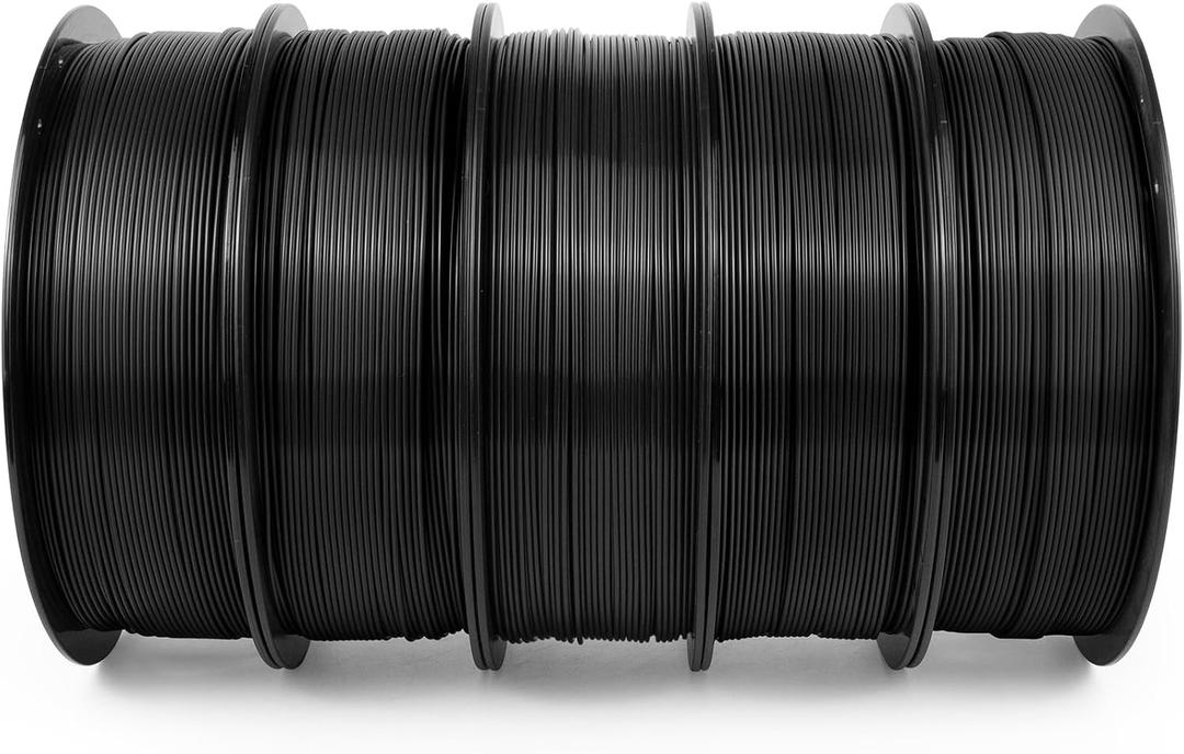 iSANMATE ASA Filament 1.75mm Bundle Black 5KG, 1kg X 5 Spool