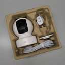 Kasa 2K+ Indoor Pan/Tilt Wired Security Camera - Works as a Baby Monitor & Pet Camera, Motion Detection & Tracking, 2-Way Audio, Night Vision, Subscription-Free Local Storage or Optional Cloud, KC410S (White)