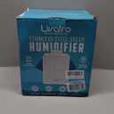 Stainless Steel Humidifier, 3L Warm Mist Humidifier, Easy Clean with Warm Steam Humidifier, Healthy Air Mist Humidifiers for Bedroom Living Room, with Sleep Mode and Auto-off Setting