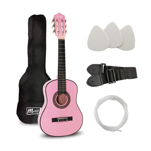 Music Alley 6 String Size 30inch Junior Classical Guitar (Pink), (MA-51)