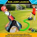 Otoseth Toys Rocket Launcher for Kids - Launch up to 100 Ft, 8 Multi-Color Foam Rockets & Adjustable Launch Stand, Kids Outdoor Toys, Age 3+