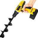 ERYTLLY Bulb Planter, Auger Spiral, Garden Planter Tool 3 x 12 inch,Rapid Umbrella Hole Digger for Planting Bulb Seedlings Bedding Tulips, and Digging Weeds Roots