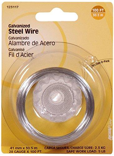 The Hillman Group 123117 28 Gauge Galvanized Display Package, 100-Feet, 1-Pack