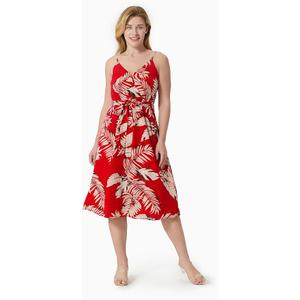 PATPAT Family Matching Outfits Mommy and Me Dresses Hawaiian Tropical Vacation Beach Spaghetti Strap Dress and Shirt Women Medium