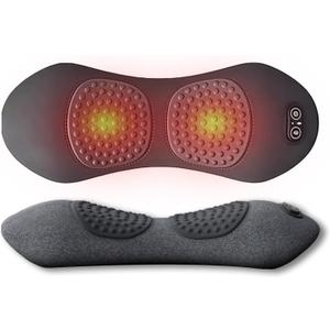 3 in 1 Heated Back Massager with Upgraded Electric Lumbar Pillow, Featuring All-Around Deep Tissue Massage Technology. Ergonomically Designed to Deeply Relieve Back Pain.