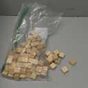 Natural Wooden Blocks for Crafts - Unfinished Wood Cubes, 2 cm Square Blocks, Pack of 80 for Arts and DIY Projects (2cm, Pack of 80)