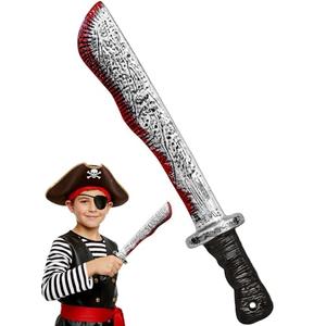 Toy Knife for Kids - Safe Soft Red Blade Scary Fun Prop and Cosplay Party Pack of 3