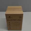 EXCMARK 2 Pack 4x4 Solar Post Cap Lights, Fence Deck Post Lights Outdoor Solar Powered Waterproof with Two Light Modes Warm & Cool White for Garden Patio Decor. (Classic Black, 2)