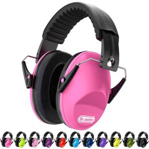 Ear Muffs for Noise Reduction: SNR27.4 Noise Cancelling Headphones for Autism with Adjustable Headband - Kids Ear Protection for Monster Truck, Airplane, Fireworks, Concerts and Kids Autism