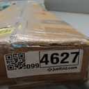 GRLEAF 45" Adjustable Height Narrow Console Table with Power Outlets, Long Sofa Table with Charging Station Behind Couch Table Skinny Entryway Table for Living Room, Hallway and Office – Black