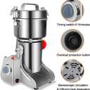 Electric Grain Grinder 800g,Swing Type Grain Mill Grinder 3000W,110V Stainless Steel High-speed Spice Herb Grinders Superfine Machine Dry Cereals Pulverizer Swing Type