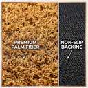 30x17 In Funny Merry Christmas Doormats for Front Door Mat Doorbell Broken Yell DingDong Really Loud Outdoor Entrance Non Slip Mats Indoor Decor Bathroom Mat Entrance Rug Kitchen Rugs and Mats