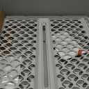 MYPET Universal Pet Gate: 26 - 42 Wide Dog Gate for Doorways with Pressure Fit or Swinging Door Hardware Mounting Types Included: 26" Tall; Gray